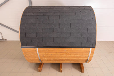 DIY Thermo Barrel pirts 300*225 cm, 4-6 pers. ar ģērbtuvi