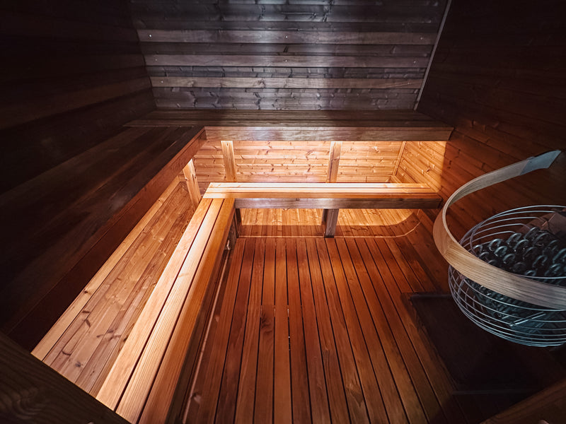 Thermo Quadro sauna 220*250 cm,  4-6 pers.