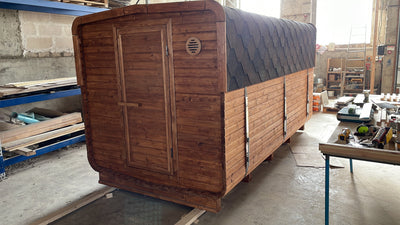 Quadro sauna 4-5m, 6-8 pers.