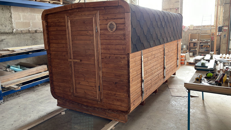 Quadro sauna 4-5m, 6-8 pers.