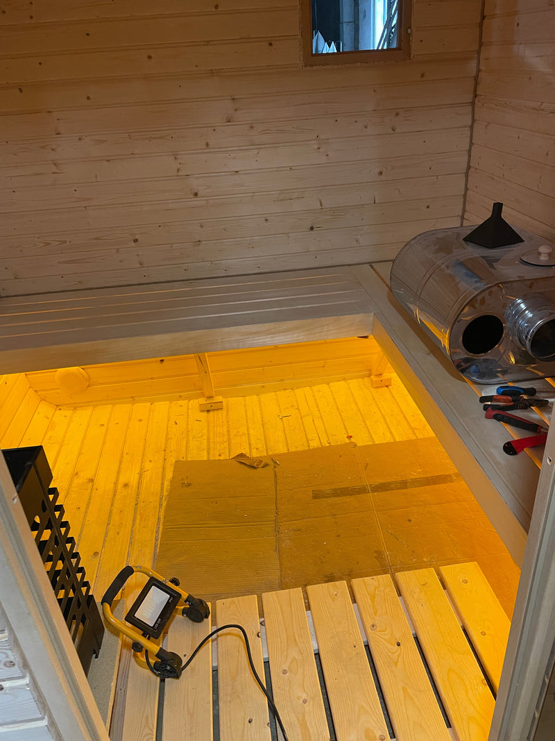 Quadro sauna 4-5m, 6-8 pers.