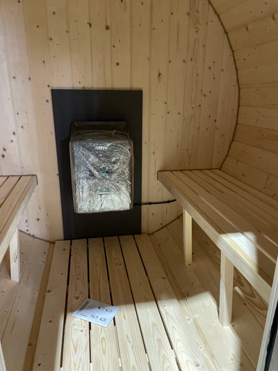 Barrel sauna 4-5m, 6-8 pers.