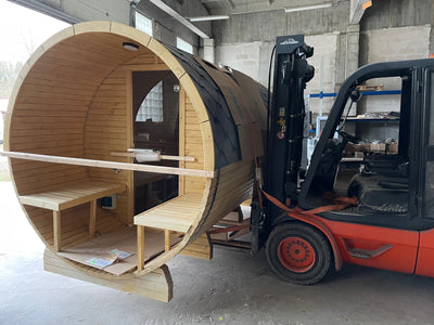 Barrel sauna 3m, 4-6 pers.