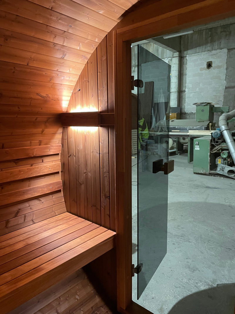 DIY Thermo Barrel sauna 180*190 cm,  2-4 pers.